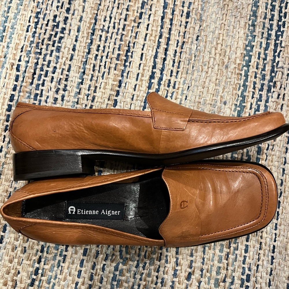 Étienne Aigner “Jannie” Brown Loafers size 8.5 - Picture 4 of 8